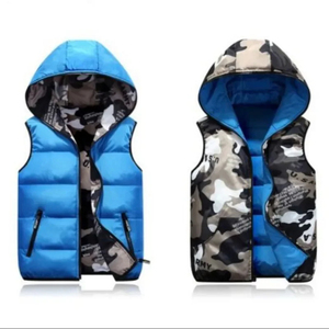 Gilet matelassé léger et respirant pour hommes vestes pour hommes avec capuche réglable et poches zippées pour les activités de plein air - Product Image 1