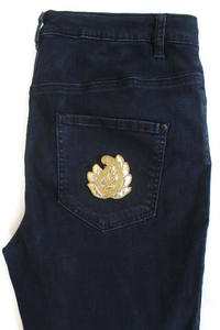 Patch en pierre perlée fait à la main de créateur Applique pour robes de mariée ethnique Couture 2025 patchs à motifs décoratifs pour les mariages - Product Image 2