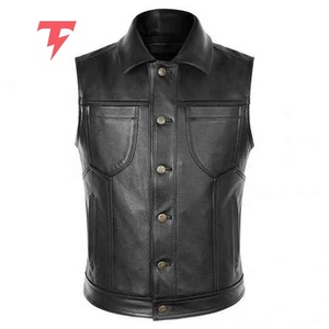 Chalecos de Lona y Cuero para Hombre, Diseño Personalizado Profesional, Cómodos, Transpirables, Trajes Casuales Más Vendidos - Product Image 1