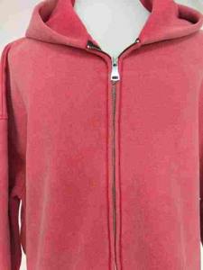 Sudadera con capucha y sudadera en blanco de gran tamaño para hombre con cremallera de peso pesado 100% algodón - Product Image 4