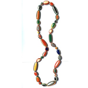 Collar de cuentas de resina de moda hermoso pulido de alta calidad hecho a mano último de lujo personalizado para mujeres de la India. - Product Image 1