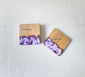 Posavasos de la mejor calidad, resina epoxi multifuncional y Estera de té de madera de acacia, vajilla pagada, hogar y cocina, superventas - Product Image 2