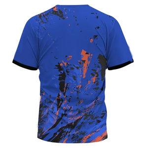 Maillot de football et de sport d'équipe pour adulte avec logo personnalisé imprimé, motif uni, tissu extensible et respirant - Product Image 2