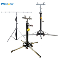 Trépied à manivelle pliable mobile Support de lumière par lumière à tête mobile 3m 4m 6m 6.6m Hauteur de travail