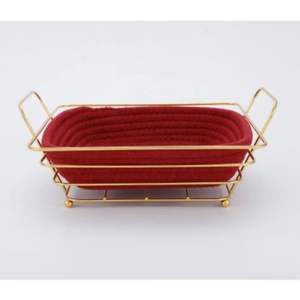 <b>Gifting</b> Round Shape Metal <b>Hamper</b> <b>Basket</b> Fascinating Look Decoration for Home Wedding <b>Hamper</b> <b>Basket</b> for Home Use Wedding <b>Gifting</b> - Product Image 6
