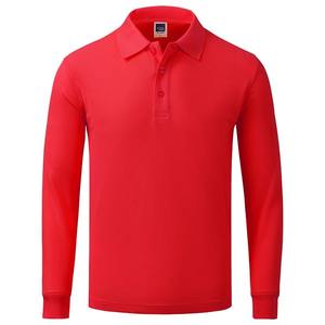 เสื้อโปโลแขนยาวคลาสสิกสำหรับผู้ชายและผู้หญิง ปักโลโก้บริษัท ออกแบบลายทีม งานพิมพ์  ลำลอง สีพื้น  ปักลาย - Product Image 1