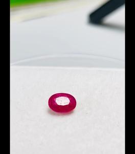 Rubis naturel certifié IGI, taille ovale, 1,46 carats, 7,91*6,05*3,12 mm, couleur rouge premium, lustre excellent, pierre précieuse de collection pour bijoux - Product Image 2