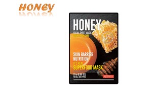 Feuille de masque facial aux fruits au miel de haute qualité Extraits hydratants et hydratants Soins de la peau coréens de marque privée - Product Image 3