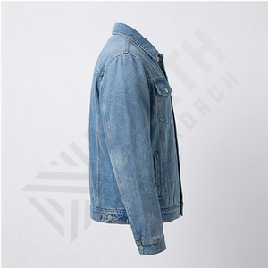 Veste en jean rétro à double fermeture éclair sur mesure pour homme et femme, design tendance national, vêtements décontractés, mode printemps, streetwear, vêtements d'extérieur - Product Image 3