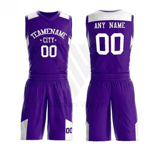 ออกแบบชุดบาสเก็ตบอลผ้าตาข่ายโพลีเอสเตอร์แบบซับลิเมชั่นพร้อมโลโก้ของคุณเอง สไตล์อเมริกาและแคนาดา - Product Image 3