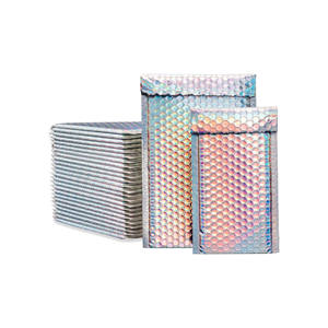 Enveloppes et sacs rembourrés Kraft Enveloppes à bulles holographiques pour un amorti durable protégeant les envois en vrac - Product Image 3