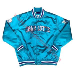 เสื้อแจ็กเก็ตผ้าซาตินปักลายเบสบอลสำหรับผู้ชายเสื้อกันลมสำหรับฤดูใบไม้ผลิและใบไม้ร่วงเสื้อแฟชั่นแนวสตรีทได้รับการยอมรับจำนวนมาก - Product Image 5