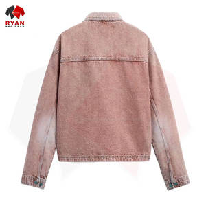 Chaqueta Vaquera Casual para Hombre con Estilo Moderno, Tela Suave al Tacto, Diseño Inspirado en la Moda Urbana - Product Image 4