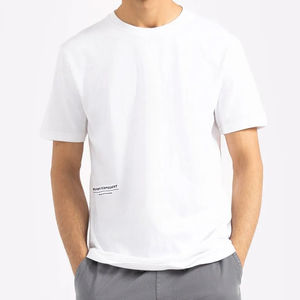 Vente en gros T-shirts pour hommes en fibre de bambou 100% coton personnalisés tricotés à séchage rapide à la mode conceptions vierges OEM - Product Image 3