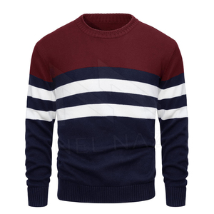 OEM Diseño de cuello redondo sudadera personalizada al por mayor de los hombres de algodón en blanco Suelto - Product Image 5
