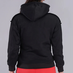 Sweats à capuche pour femmes meilleure qualité 100% coton confortable à manches longues à capuche hiver automne techniques brodées - Product Image 6