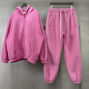 Sudadera con Capucha de Alta Calidad con Lavado Ácido para Hombre, Sudadera Corta Lisa de Algodón con Cremallera, Sudadera Personalizada - Product Image 6