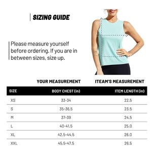 Camiseta sin mangas sostenible para mujer con logo personalizado, transpirable, de marca privada, para entrenamiento, fitness y running. - Product Image 6