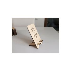 Pubblicità promozionale prodotto portatile in legno porta Tablet porta telefono 30 pz - Product Image 4