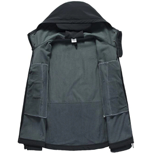 Mountain – veste imperméable à capuche pour homme, vêtement d'extérieur à coque souple pour la course à pied et la pluie - Product Image 4