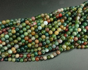 ลูกปัดหินอาเกตแท้หลายชั้นขัดเงาอัญมณีธรรมชาติสีสดใสเครื่องประดับชั้นวัสดุงานฝีมือช่างฝีมือ - Product Image 4