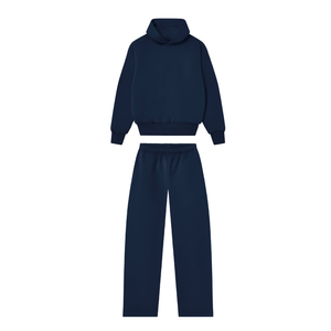 Conjunto de Sudadera con Capucha y Pantalones Deportivos Holgados Extra Grandes, Lavado Ácido Personalizado, con Pedrería, Ecológicos, para Hombre - Product Image 6