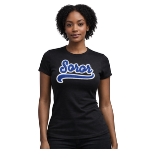 T-shirt noir Zeta Phi Beta Soror, inspiré des fondateurs de 1920, sororité grecque, tee-shirt pour une femme plus élégante, coton premium, coupe classique - Product Image 5