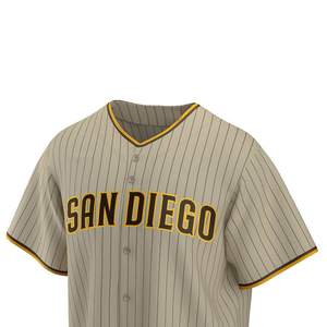 Jersey de béisbol de ropa deportiva OEM hecho a medida nuevo estilo con logotipo de nombre de equipo sublimado e impresión de números de talla grande disponible - Product Image 3