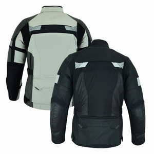 Chaqueta textil Cordura impermeable para motocicleta Touring CE blindada de talla grande a prueba de viento chaqueta Cordura de motocicleta de verano para hombre - Product Image 6