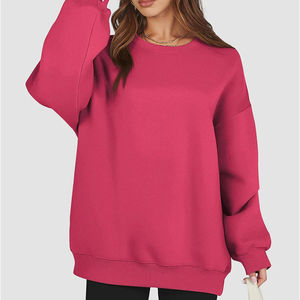 Sudadera y Sudadera con Capucha de Invierno para Mujer, 100% Algodón, Cuello Redondo, Manga Larga, Diseño Personalizado, Felpa Ecológica - Product Image 6