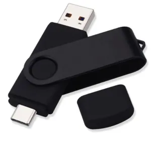 แฟลชไดรฟ์ USB OTG Micro Type C แบบ USB สำหรับโทรศัพท์มือถือ16GB 32GB 64GB 8GB 4GB
