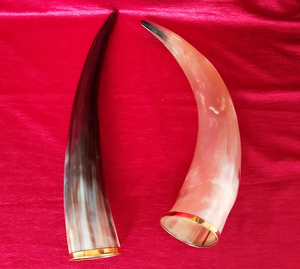 Corne de Viking décorative ou gobelet de corne à boire Parfait par l'artisanat du croissant - Product Image 6