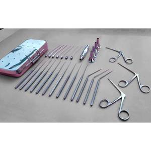 Juego de Instrumentos de Miringotomía Shea para Cirugía de Oído, 29 Piezas, Herramientas Manuales de Acero Inoxidable para Cirugía ORL, Certificación CE - Product Image 4