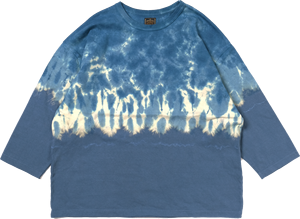 Camiseta personalizada de gran tamaño estilo japonés Tye Dye fabricada en Japón con diseño de patrón de impresión Puff - Product Image 6