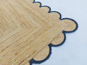 Tapis en jute, tapis en jute à boucles, tapis tressé, imperméable, écologique, antidérapant, lavable en machine, pour la maison, le bar, l'exercice, pour les musulmans - Product Image 6