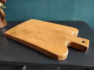 Tabla de cortar de madera grande francesa antigua - Product Image 3