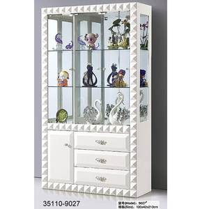 Armoire en verre en bois moderne 35110-9033 - Product Image 2