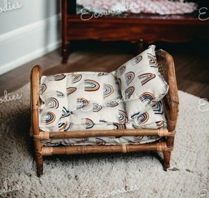 Encantadora minicuna de madera de bambú hecha a mano para recién nacidos, muebles de dormitorio para niños y decoración de guardería, muebles para bebés - Product Image 1