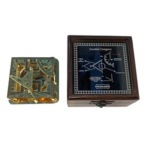 Boussole lumineuse Camping montre de poche Style à vendre Design Antique 2025 nouveau Portable voyage randonnée en plein air classique laiton - Product Image 1