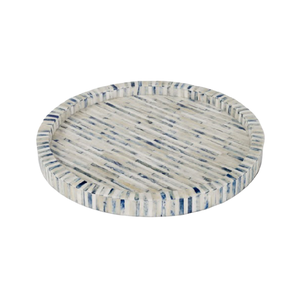 Wholesale Indian Decor Handicrafts Round Bone Inlay Serving <b>Tray</b> for Hotels Restaurants & Home Decor - Product Image 3