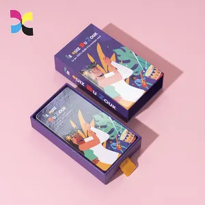 Drucken von Spielkarten hochwertige Papp schubladen box Spiele benutzer definierte Spielkarten
