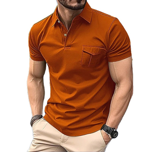 Polos de talla grande para hombre, camiseta de manga larga con solapa, camisetas de polo versátiles informales a la moda, ropa para hombre - Product Image 3