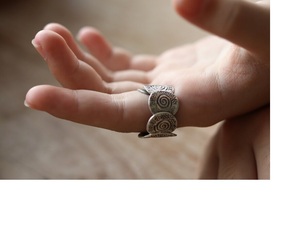 Floral Mandala <b>Statement</b> <b>Ring</b> 925 Sterling Silver Adjustable Size Handmade Ethnic Inspired Boho Jewelry for Women - Product Image 4