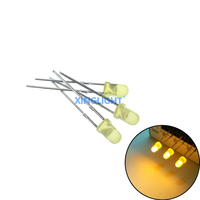 Série de lampes LED DIP à trou traversant XINGLIGHT F3 F5 F8 pour applications d'indication, de signalisation et d'éclairage de panneaux