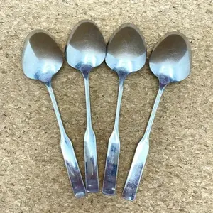 ช้อนสแตนเลสสำหรับงานแต่งงานแบบโบราณสีเทาจากอินเดียเหมาะสำหรับเครื่องครัวอุปกรณ์ทำอาหารชุดเครื่องใช้ในบ้าน - Product Image 3