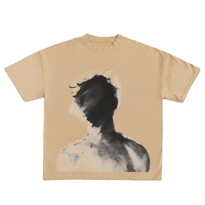 เสื้อยืดพิมพ์ลายโอเวอร์ไซส์ ยูนิเซ็กส์ สตรีทแวร์ ทรงหลวม ดีไซน์โดดเด่น ผ้าฝ้าย ใส่สบาย เหมาะกับฤดูร้อน - Product Image 1