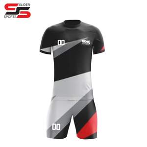 Nouveau design, ensembles d'uniformes de football imprimés par sublimation, ensemble de maillots de football pour équipes de jeunes - Product Image 1