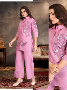 ชุดเสื้อผ้าลินินผ้าฝ้ายน้ำหนักเบาออกแบบให้ผู้หญิงใส่ในออฟฟิศ/วิทยาลัย/งานปาร์ตี้แห้งเร็วแห้งเร็วทุกฤดูกาล - Product Image 5