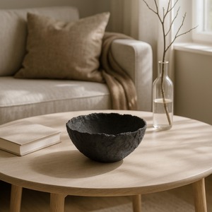 Cuenco decorativo de Metal hecho a mano, bandeja central, mesa elegante, acento para el hogar, cocina, comedor, sala de estar o decoración de eventos - Product Image 4