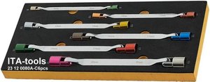 Clé à douille double flexible métrique colorée ED, fabrication ODM OEM, fabriquée à Taïwan, kit d'outils - Product Image 2
